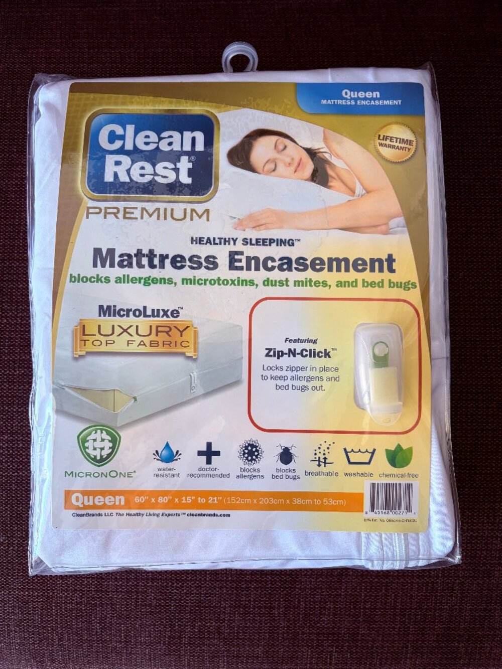 CleanRest PREMIUM Queen Mattress Encasement